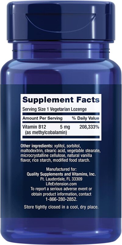 Methylkobalamin, 5 mg - 60 vegetariánských cucacích tablet - Obrázek 5