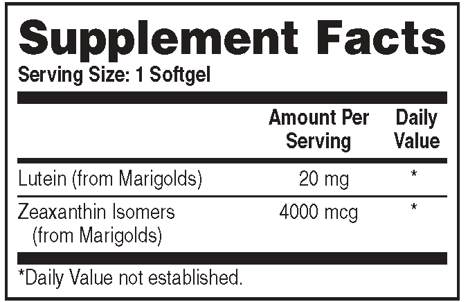 Lutein s zeaxanthinem - 60 měkkých kapslí - Obrázek 3