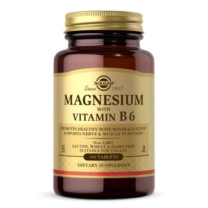 Magnesium med B6-vitamin - 100 tabletter - Eco Supplements CZ