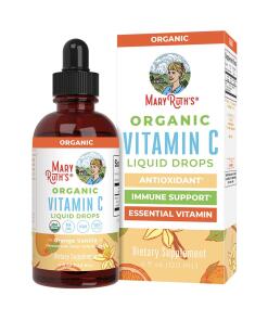 Mary Ruth's Vitamin C Drops Orange Vanilla Flavour 120ml
