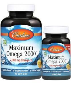 Maximum Omega 2000 - 90 + 30 softgels - Eco Supplements CZ