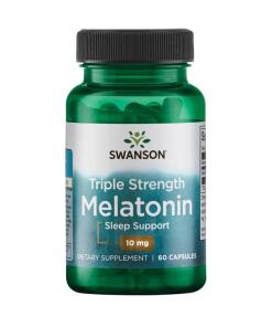Melatonin Tre Gange Styrke 10 mg - 60 Kapsler - Eco Supplements CZ