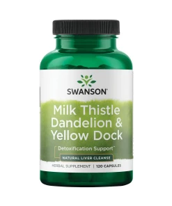 Milk Thistle Dandelion & Yellow Dock - 120 caps - Eco Supplements CZ