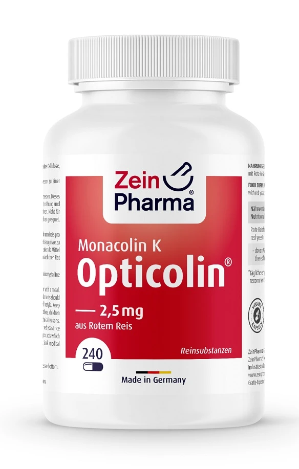 Monacolin K Opticolin - 240 vcaps - Eco Supplements CZ