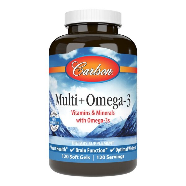 Multi + Omega-3 - 120 bløde kapsler