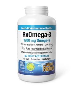 Natural Factors RxOmega-3 240 soft capsules