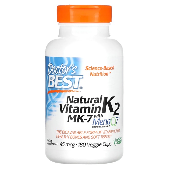 Natural Vitamin K2 MK7 with MenaQ7