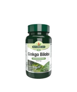 Natures Aid Ginkgo Biloba Standardised 120 mg (90 Tablets)