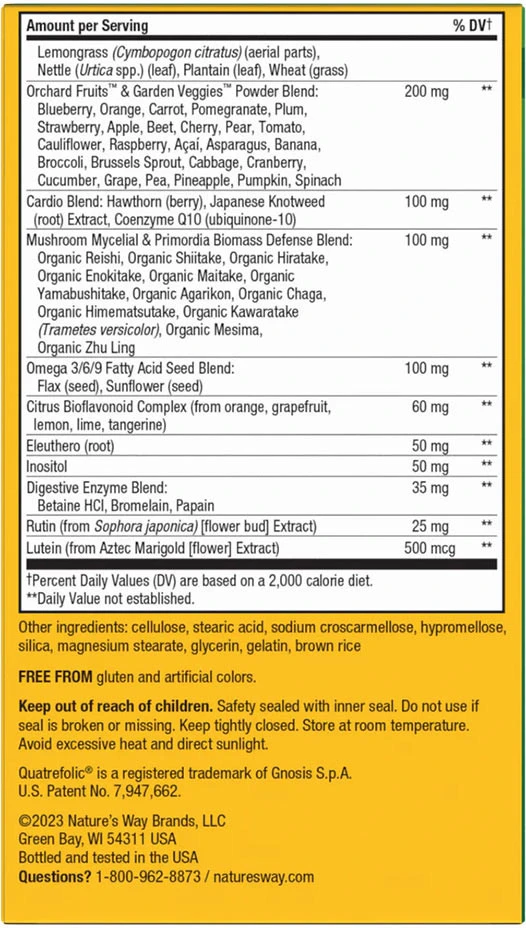 Nature's Way - Alive!® Max3 Denní multivitamin bez železa (90 tablet) - Obrázek 3