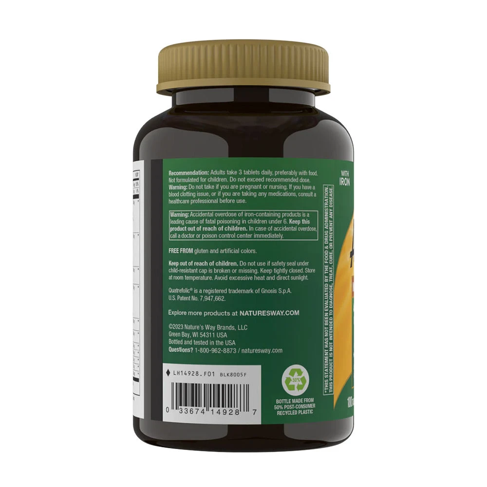 Nature's Way Alive! Max3 Potency Multivitamin 180 Tablety - Obrázek 3