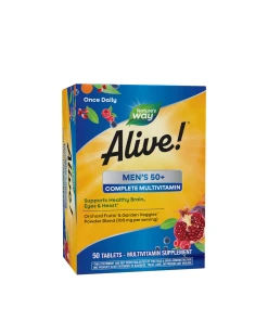 Natures Way Alive!® Men's 50+ Complete Multivitamin (50 Tablets)