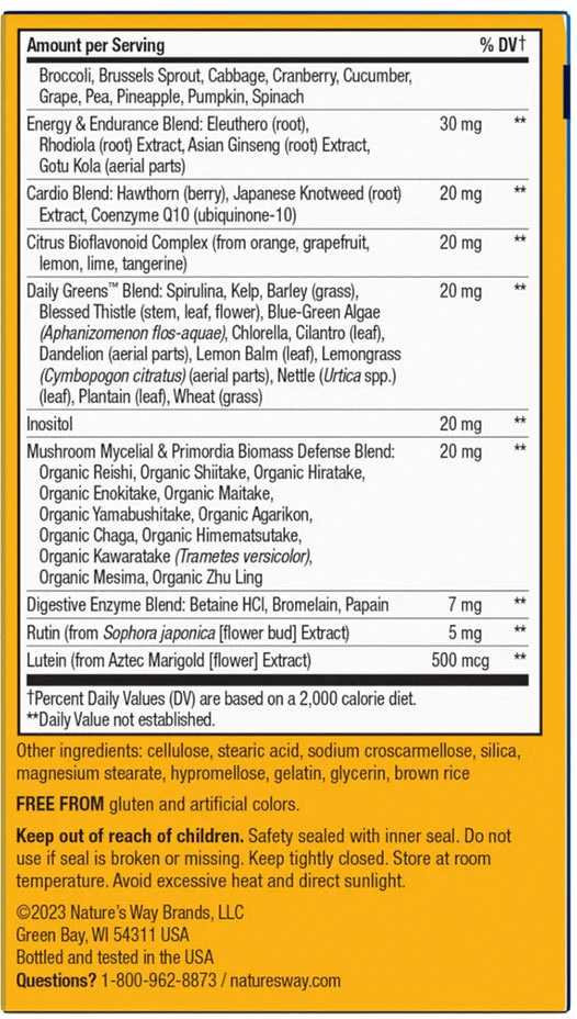 Nature's Way - Alive!® Multivitamin pro muže Ultra (60 tablet) - Obrázek 3