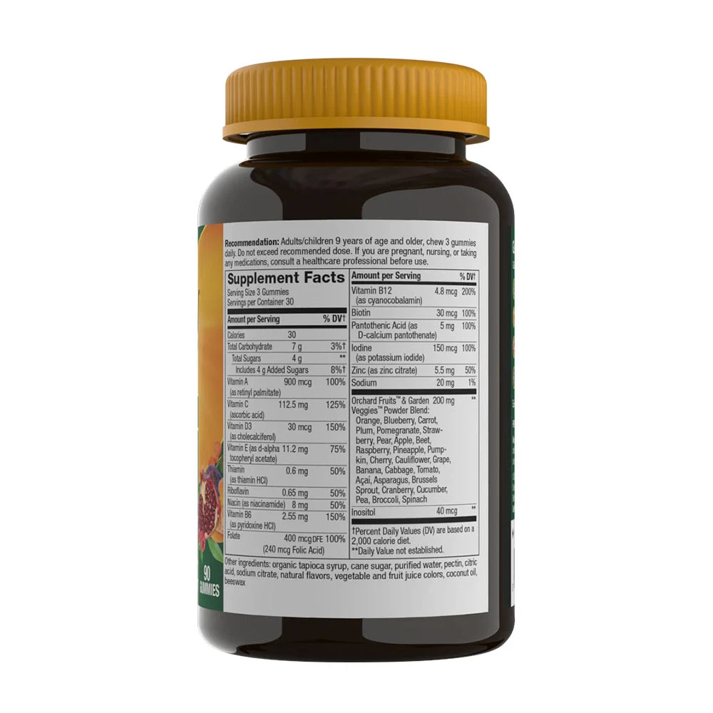 Nature's Way - Alive!® Prémiové multivitaminové gumové bonbóny pro dospělé (90 gumových bonbónů) - Obrázek 2