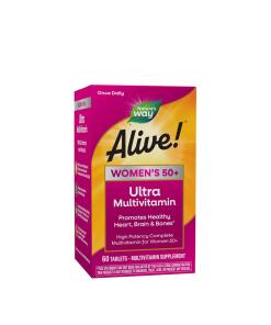 Natures Way Alive!® Women's 50+ Ultra Multivitamin (60 Tablets) - Eco Supplements CZ