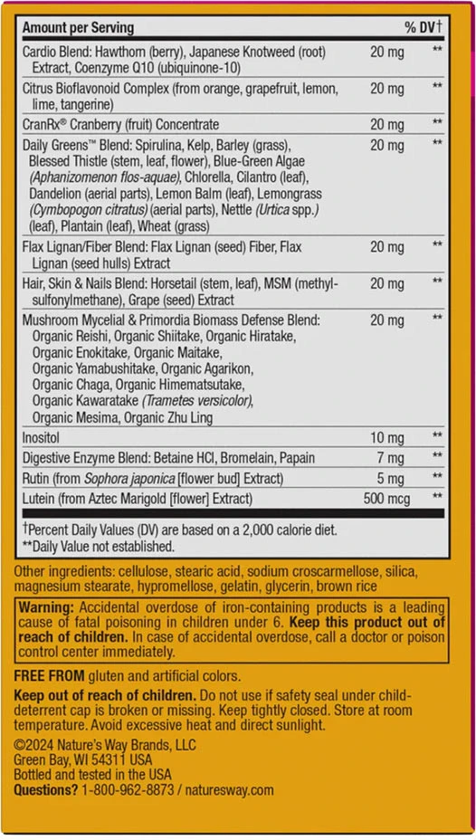 Nature's Way - Alive!® Ultra multivitamin pro ženy (60 tablet) - Obrázek 3