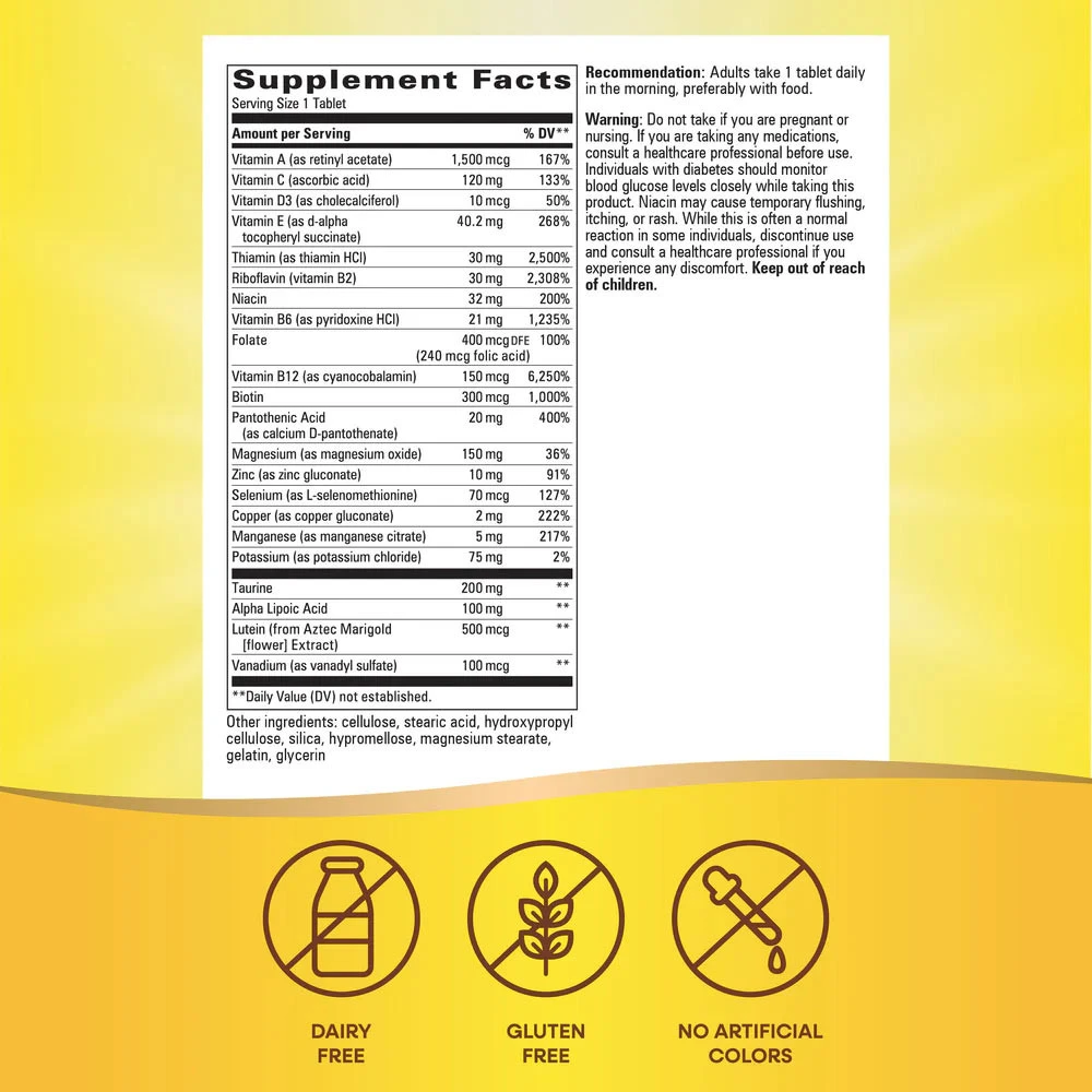 Nature's Way - Alpha Betic Multivitamín (30 tablet) - Obrázek 2