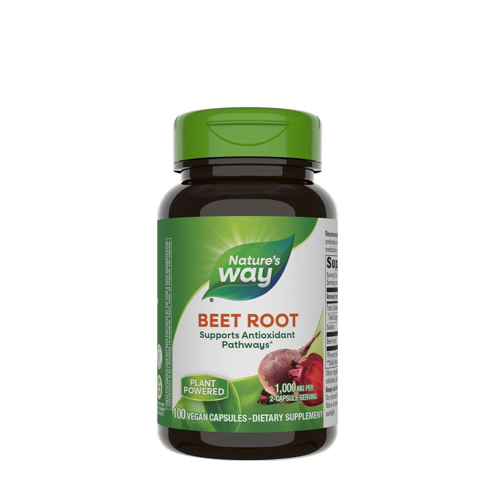 Natures Way Beet Root (100 Capsules) - Eco Supplements CZ