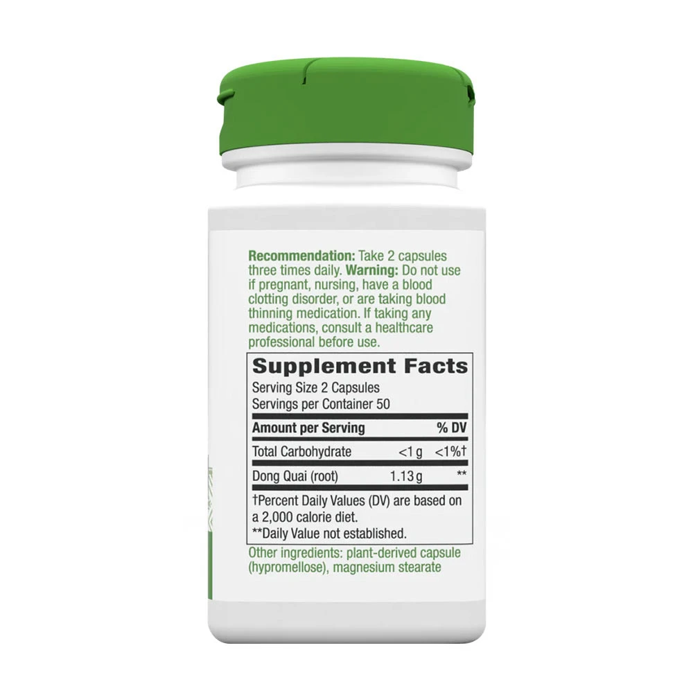 Nature's Way - Kořen Dong Quai (100 kapslí) - Obrázek 2