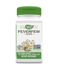 Nature's Way Feverfew Herb 380mg 180 veg. capsules