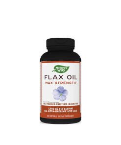 Natures Way Flax Oil Max Strength (200 Softgels)