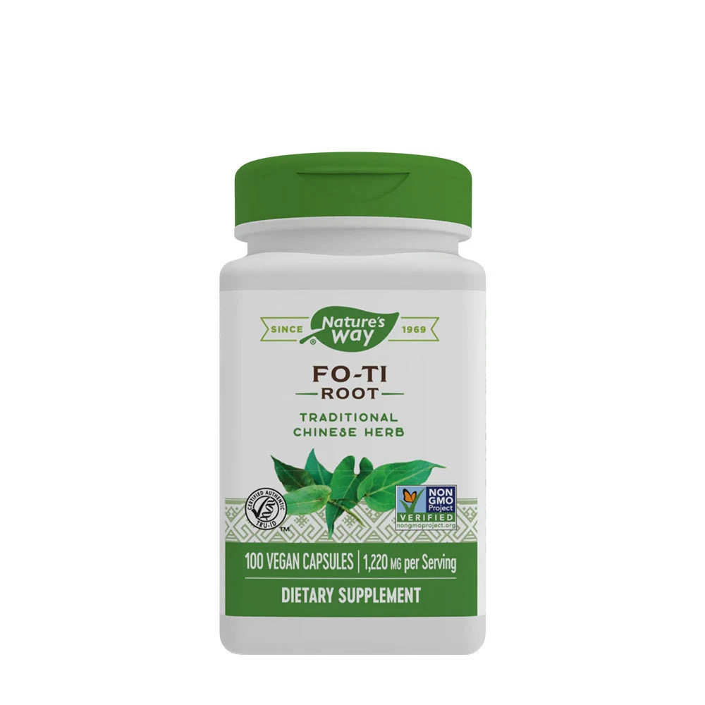 Natures Way Fo-Ti Root (100 Capsules) - Eco Supplements CZ