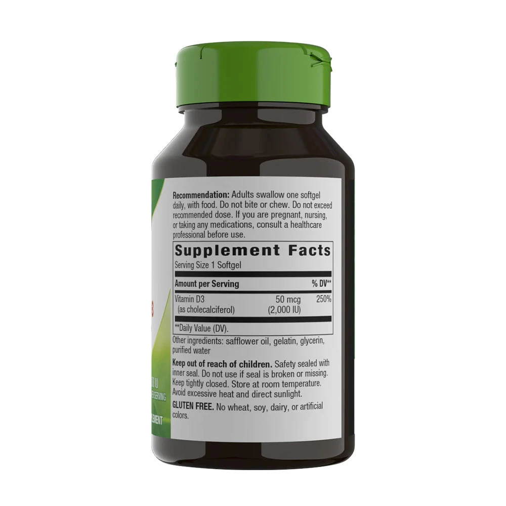 Nature's Way - Vitamin D3 (240 měkkých kapslí) - Obrázek 2