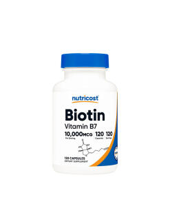 Nutricost Biotin  (120 Capsules)