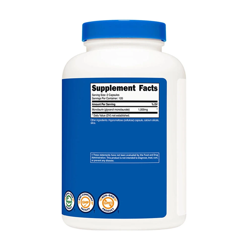 Nutricost - Kapsle monolaurinu Nutricost (240 kapslí) - Obrázek 2