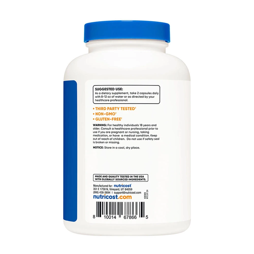 Nutricost - Kapsle monolaurinu Nutricost (240 kapslí) - Obrázek 3