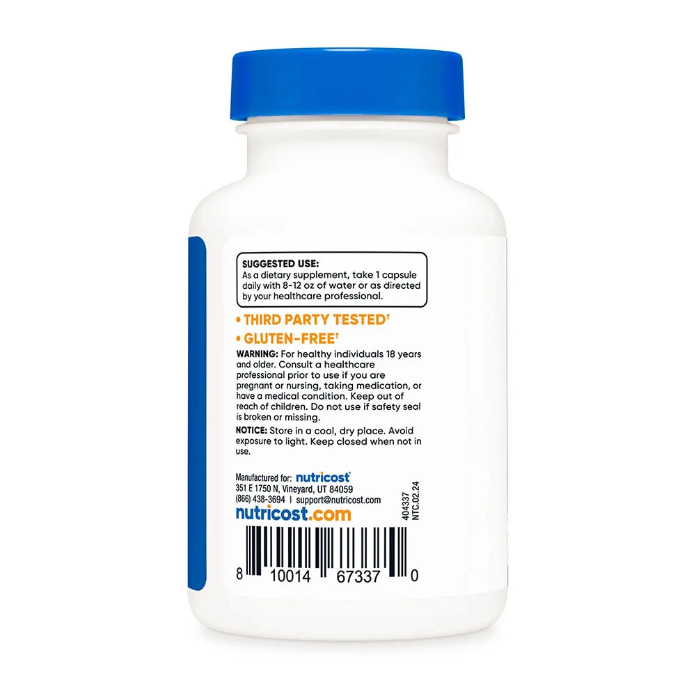 Nutricost - Nattokináza 2000 FU (120 kapslí) - Obrázek 3