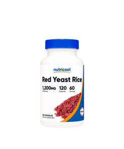 Nutricost Red Yeast Rice Capsules 1200 mg  (120 Capsules)