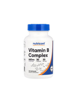 Nutricost Vitamin B Complex  (30 Capsules)