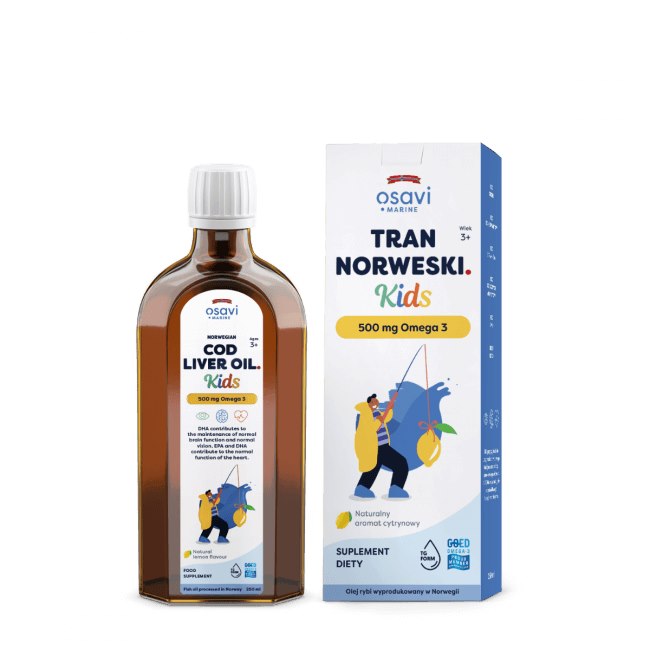 OSAVI Norwegian Cod Liver Oil for Kids