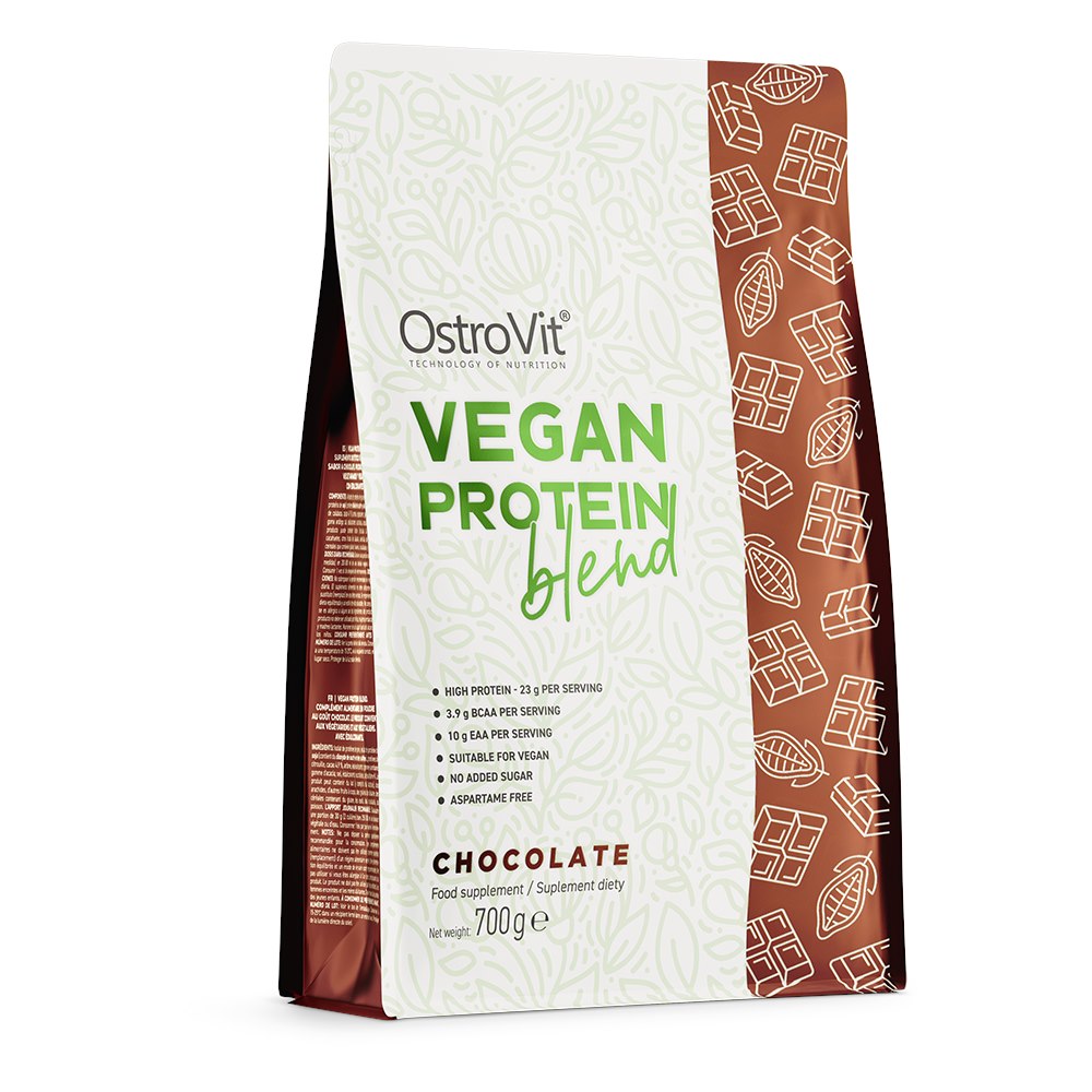 OSTROVIT Vegan Protein Blend chocolate (700 g) - Eco Supplements CZ