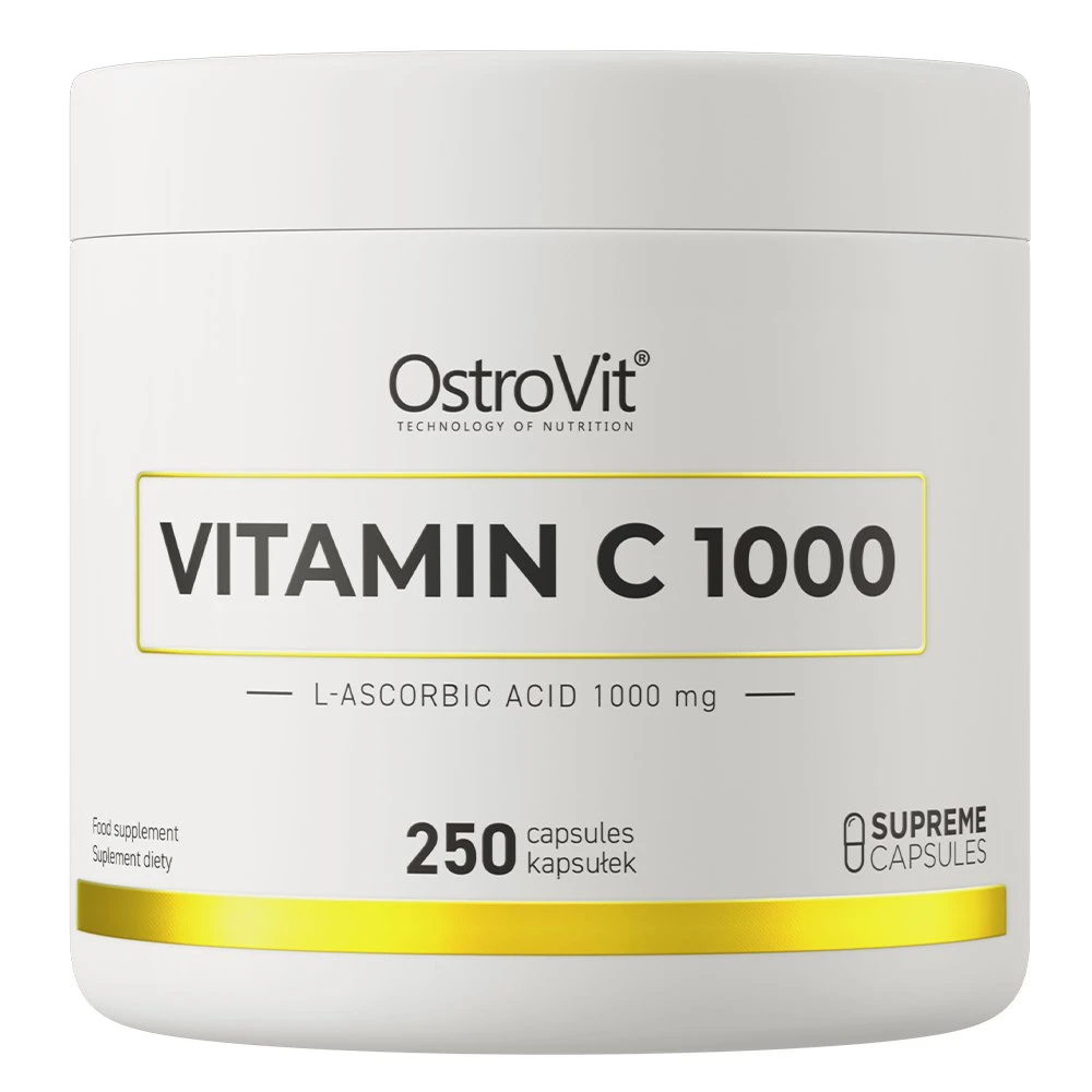 OSTROVIT Vitamin C 1000 mg (250 caps) - Eco Supplements CZ