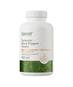 Ostrovit Turmeric + Black Pepper + Ginger VEGE (90 Capsules)