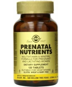 SOLGAR Prenatal Nutriens (120 tabs) - Eco Supplements CZ
