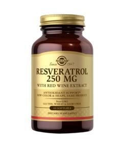 SOLGAR Resveratrol 250 mg with Red Wine Extract (60 caps)