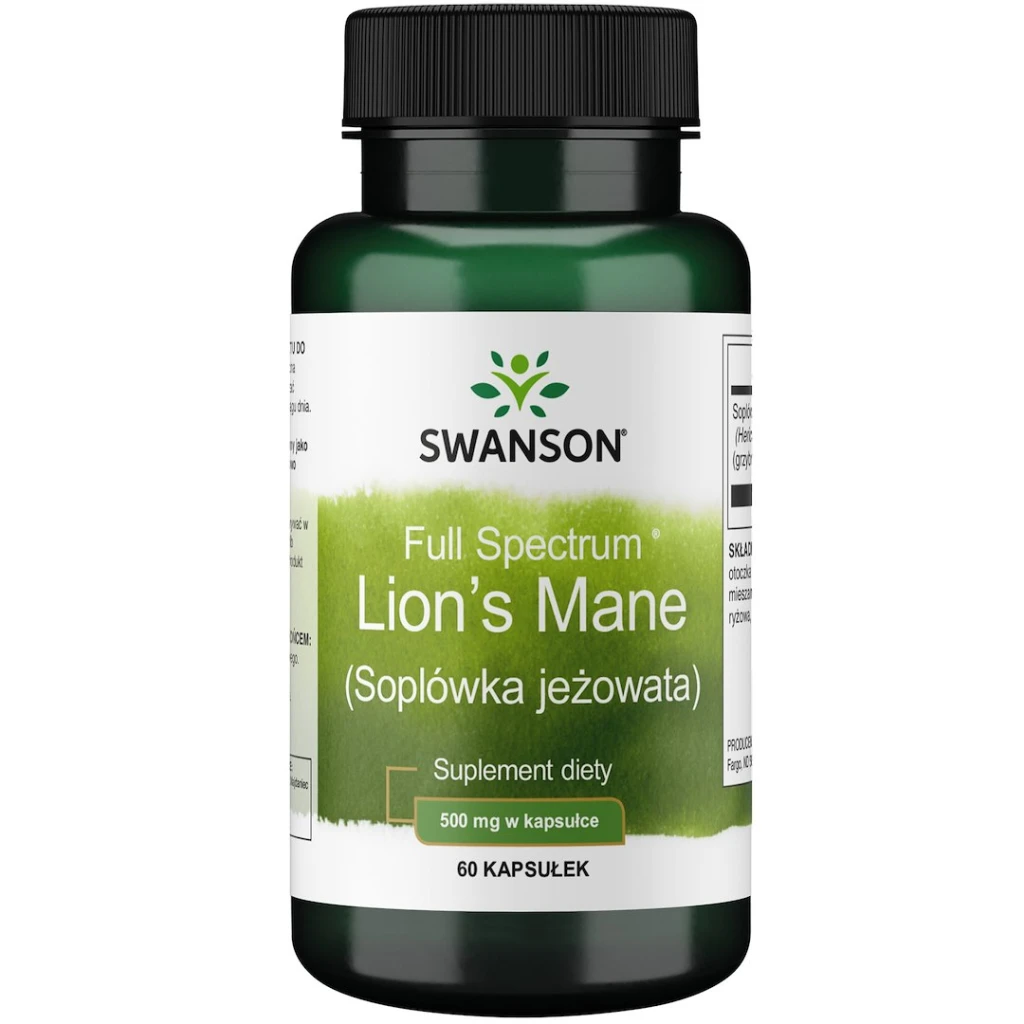 SWANSON FS Lion's mane (soplówka je¿owata) 60 kaps - Eco Supplements CZ