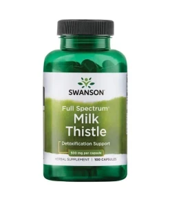 SWANSON FS Milk Thistle 500mg 100 kaps - Eco Supplements CZ