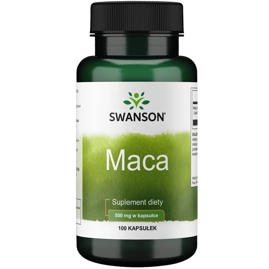 SWANSON Maca 500mg 100 kaps - Eco Supplements CZ