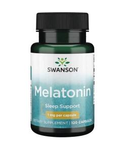 SWANSON Melatonina1mg 120 kaps - Eco Supplements CZ