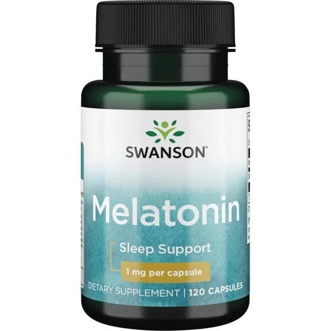 SWANSON Melatonina1mg 120 kaps - Eco Supplements CZ