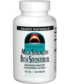 Source Naturals Mega Strength Beta Sitosterol 375mg 120 Veg. tablets