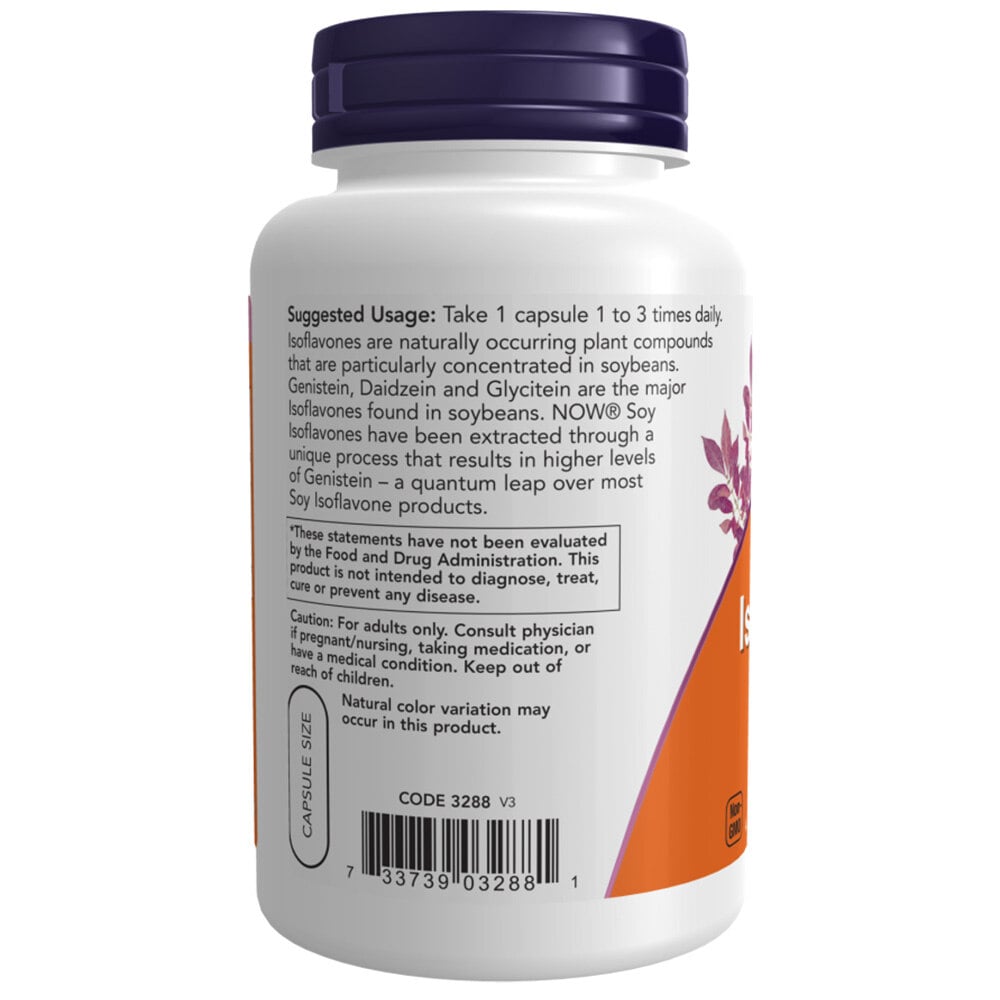NOW Foods Soy Isoflavones 120 Kapsle - Obrázek 4