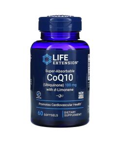 Super-Absorbable CoQ10 (Ubiquinone) with d-Limonene