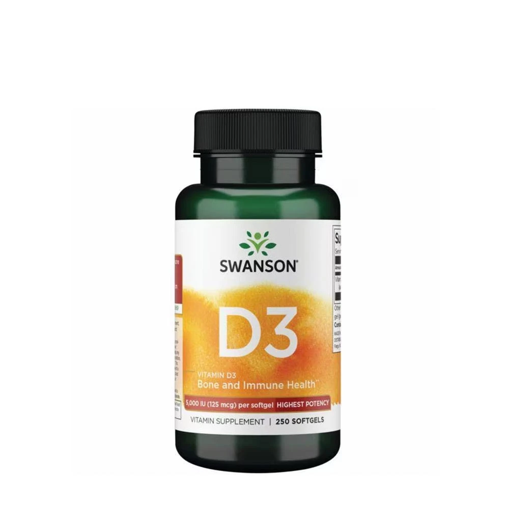 Swanson Vitamin D3 (250 Softgels) - Eco Supplements CZ