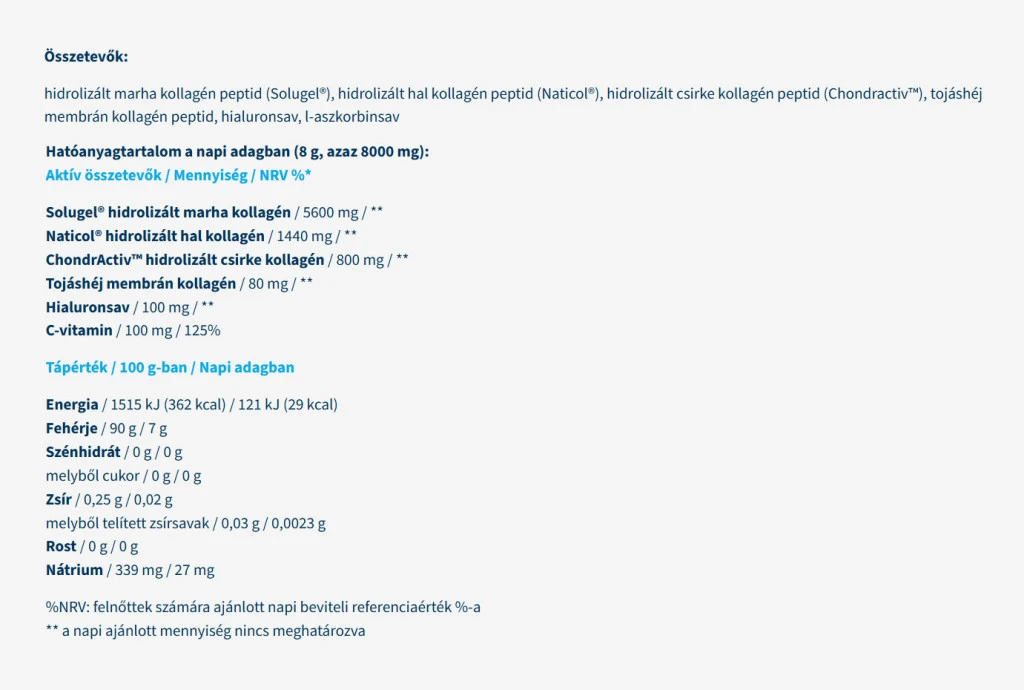 USA medical - USA medical Komplex kolagenu (240 g) - Obrázek 2