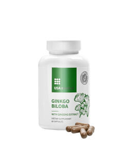USA medical Ginkgo Biloba (60 Capsules)