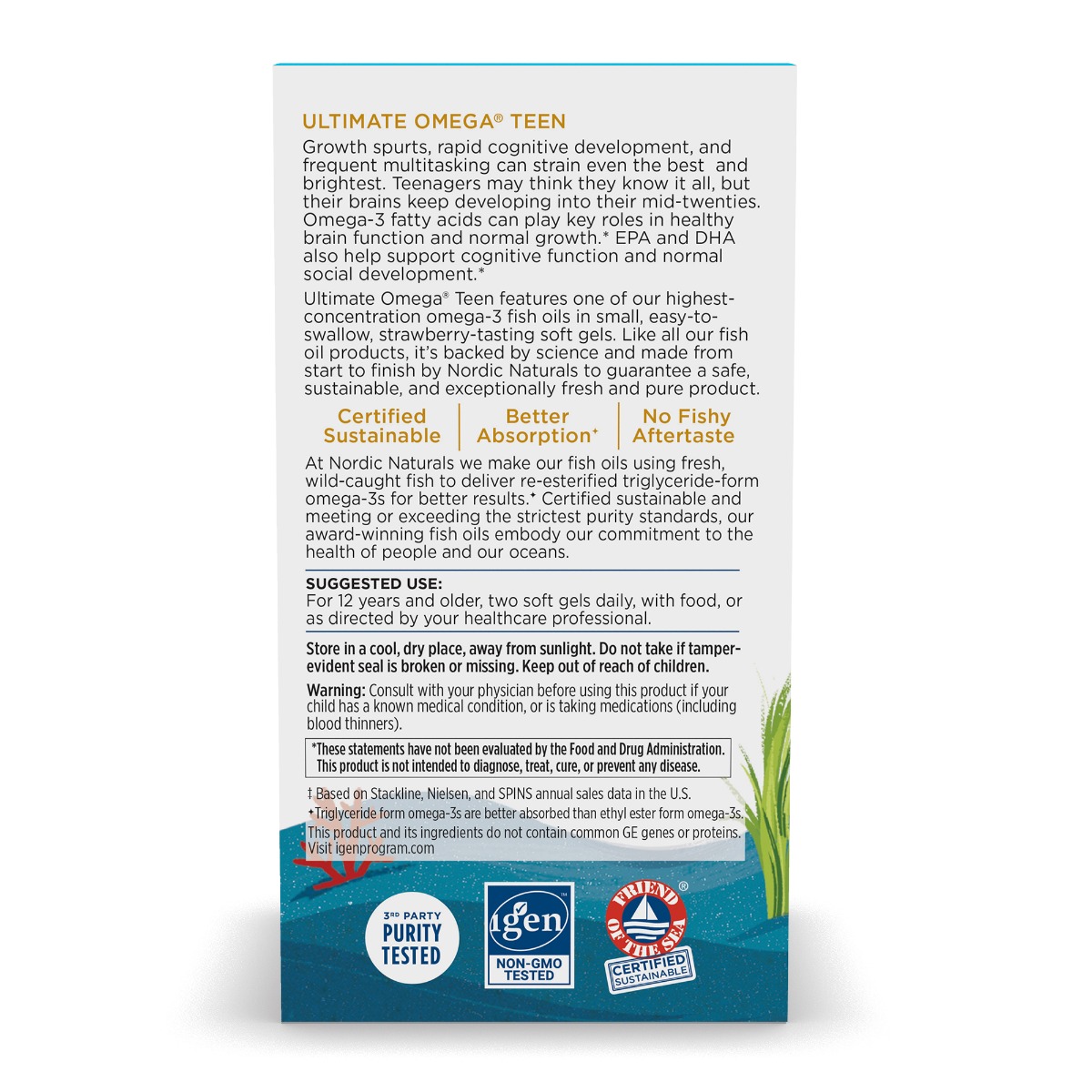 Ultimate Omega 2X TEEN - 60 mini kapslí - Obrázek 5